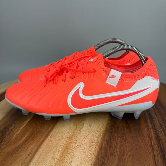 Nike Tiempo Legend 10 Elite Men\'s 8 - Firm Ground FG Soccer Cleats Low Hot Lava main image 2